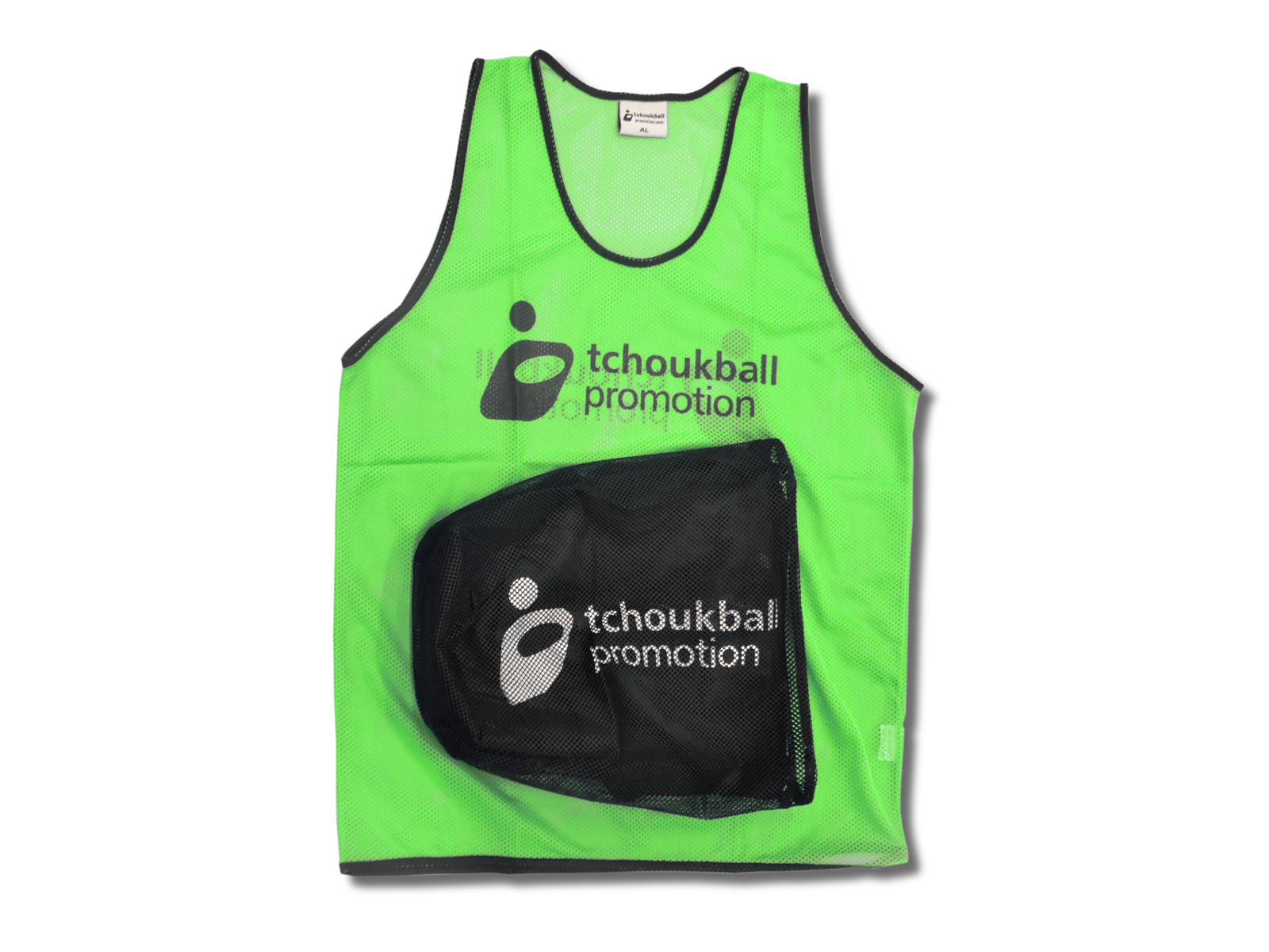 Lot de 10 chasubles "special tchoukball" + filet