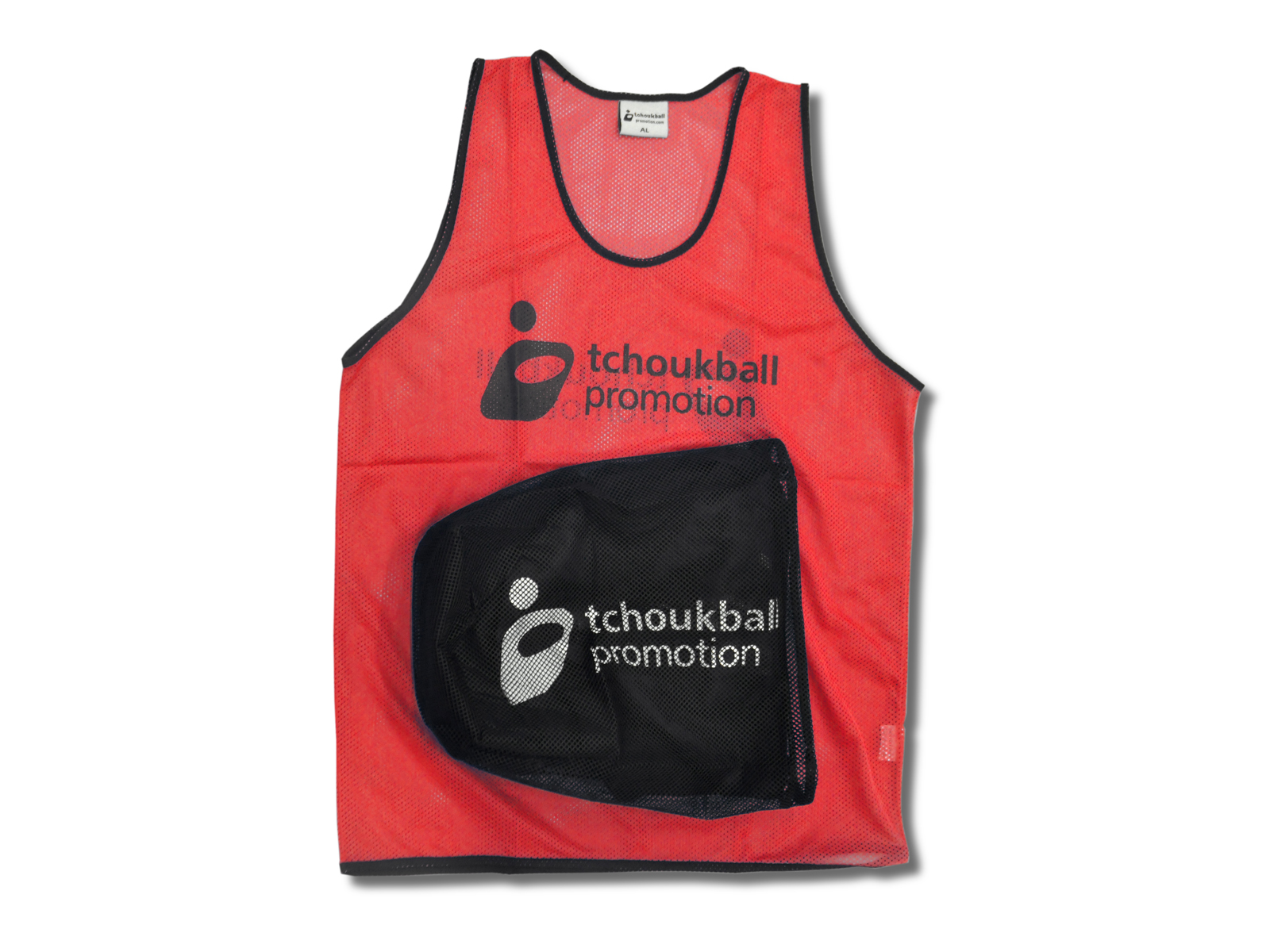 Lot de 10 chasubles "special tchoukball" + filet