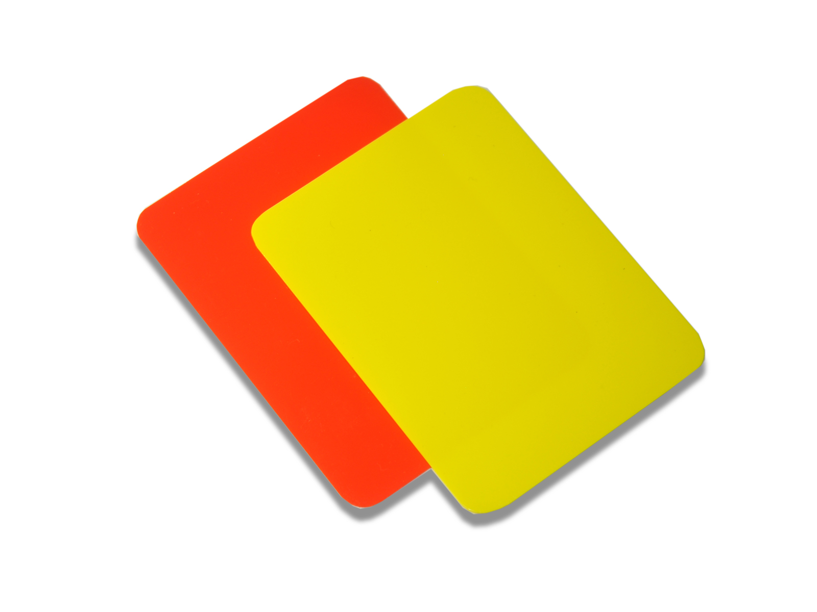 Referee cards (yellow and red)